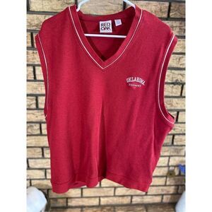 Vintage Red Oak OU‎ Sooners Sweater Vest